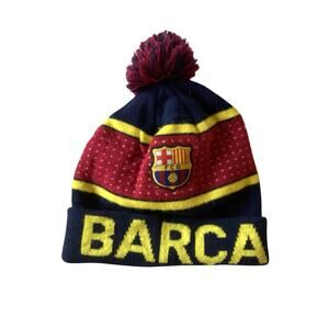 Icon Sports Team Barcelona Pom Beanie